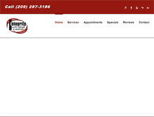 Tablet Screenshot of integrityautomodesto.com